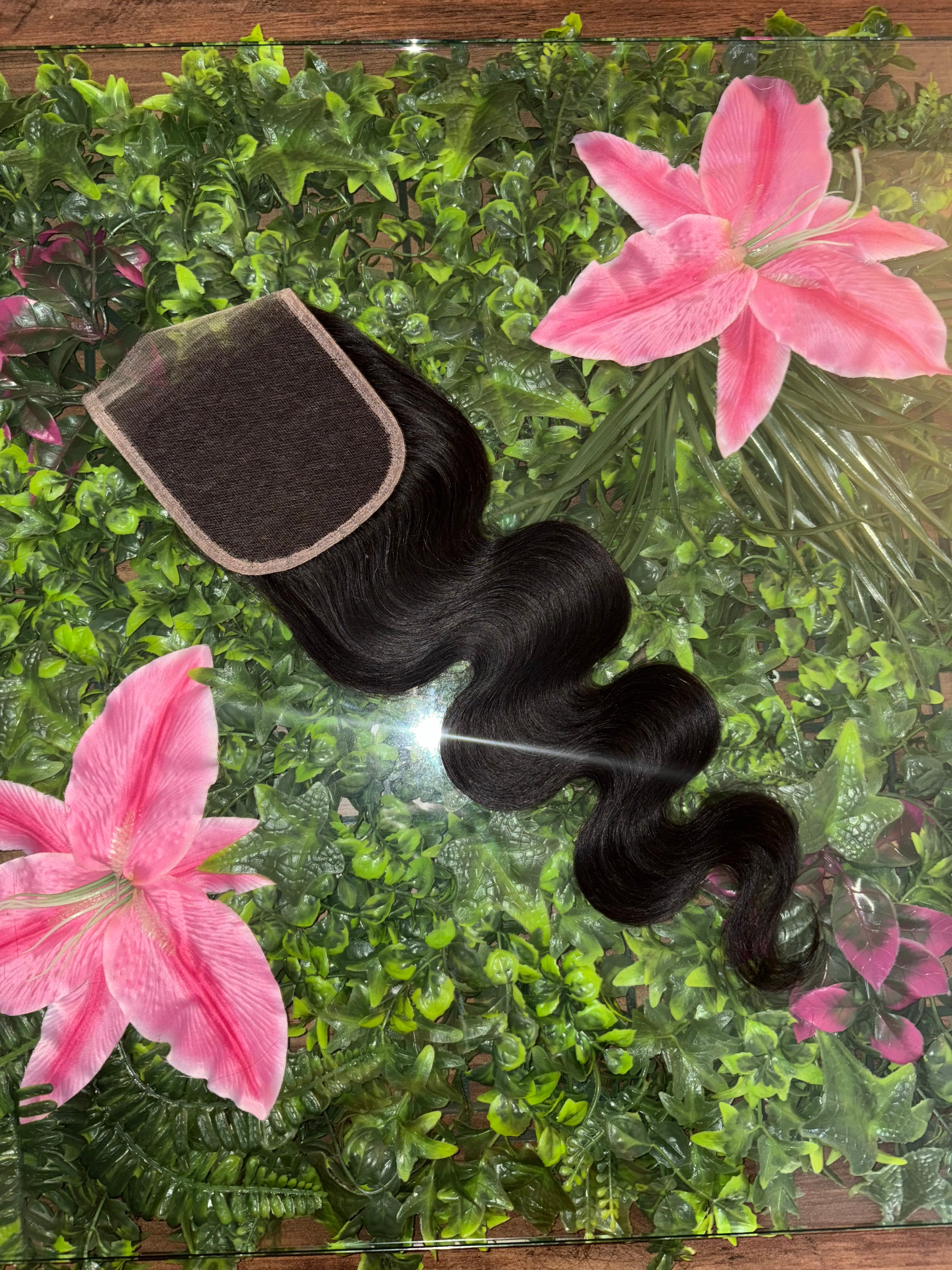 4x4 HD Raw Burmese (Bodywave) Closure