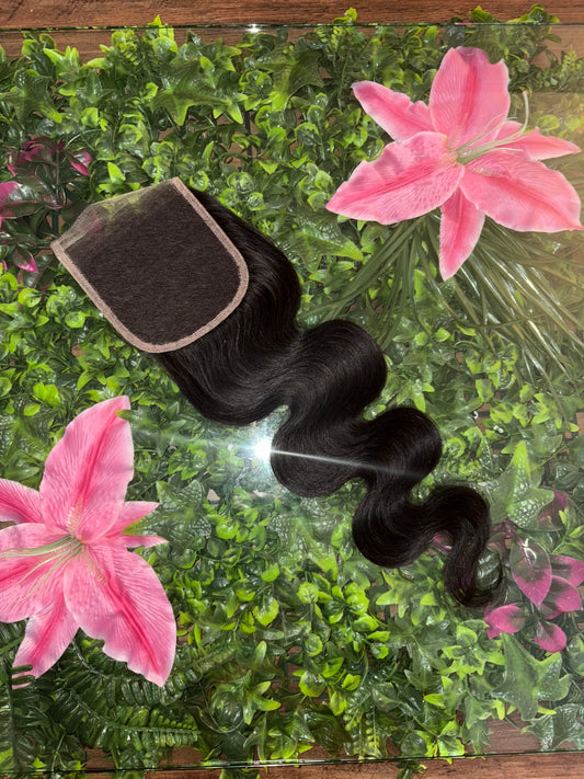 4x4 HD Raw Burmese (Bodywave) Closure